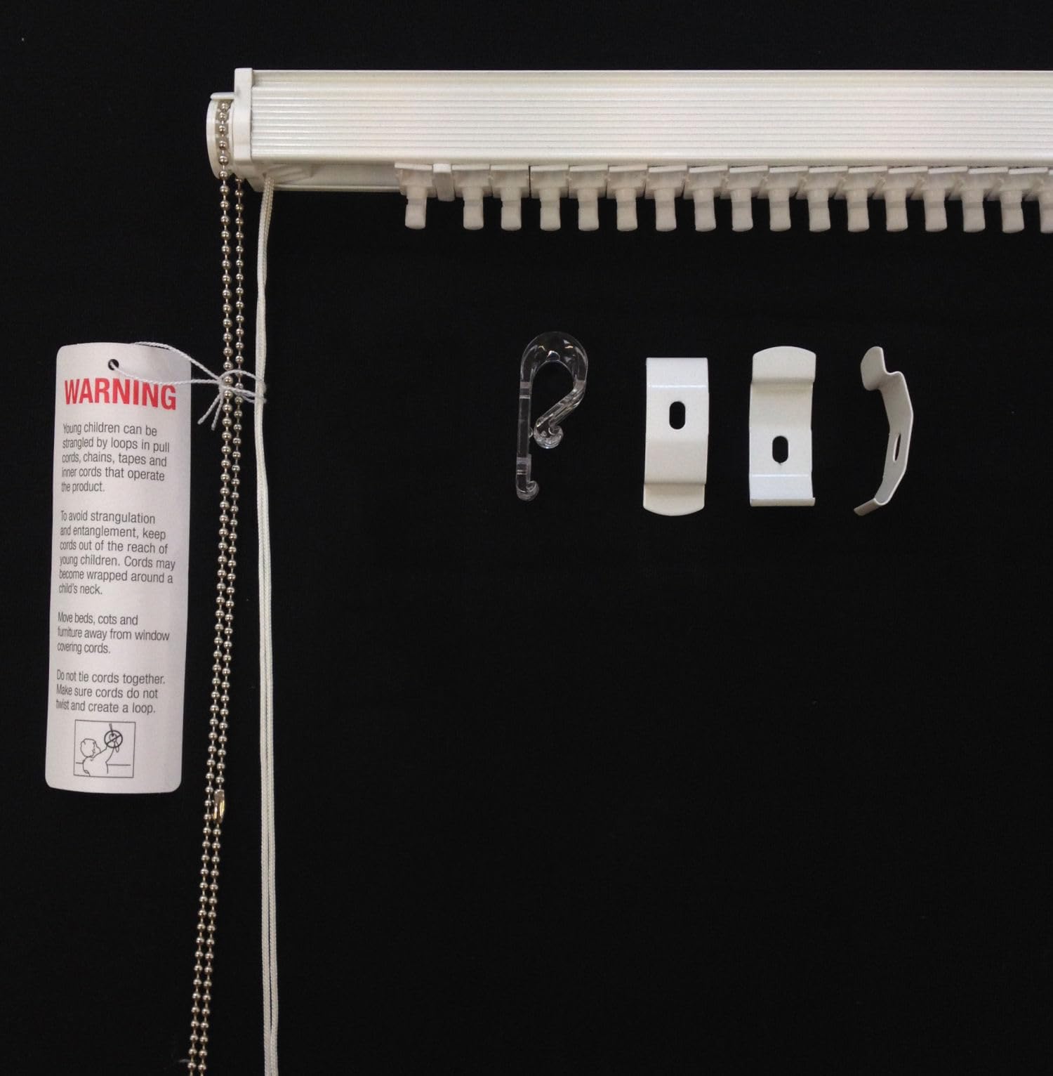BlindCreations 89mm/3.5inch & 127mm/5inch Vertical Blind Headrail Track, Custom Made, Child Safe, UK Manufactured (Upto 70 cm)