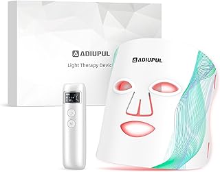 Máscara de terapia de luz roja para cara, 432...