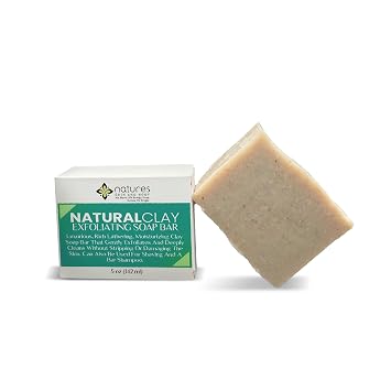 Premium Natural Soap Bar | Luxury Soap Experience | Rich Lather | Rare Earth Mineral Clay | Cleans, Exfoliates & Heals Dry, Irritated Skin | All-Natural, Gentle Formula | 5oz
