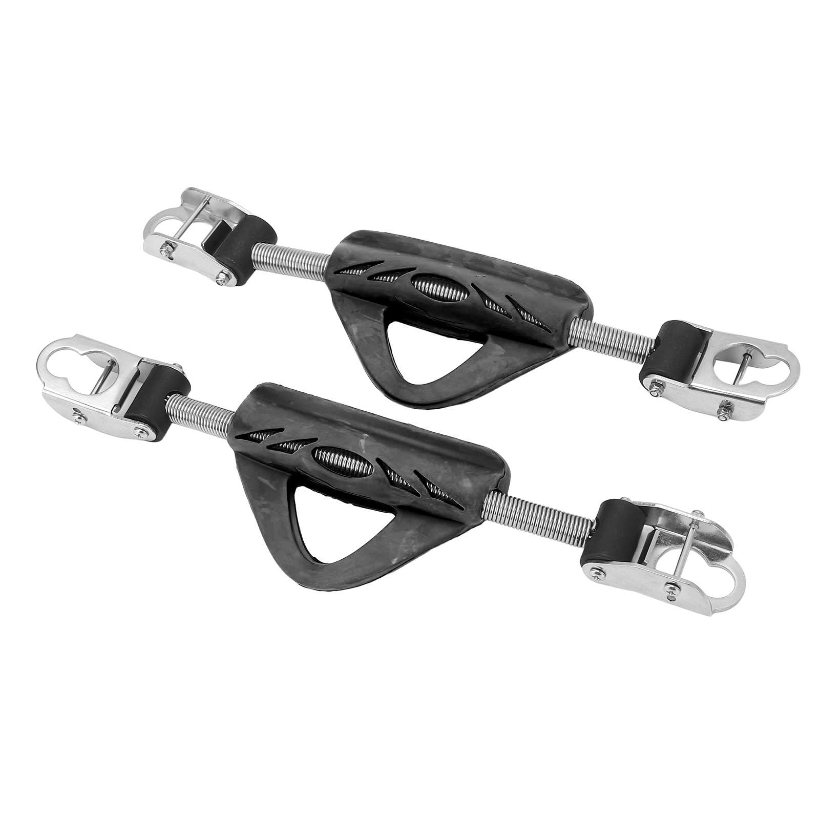 2 Correas de Resorte para Aletas de Buceo, Acero Inoxidable 316, Doble Uso, con Hebillas, para Jet Fin (OMS).