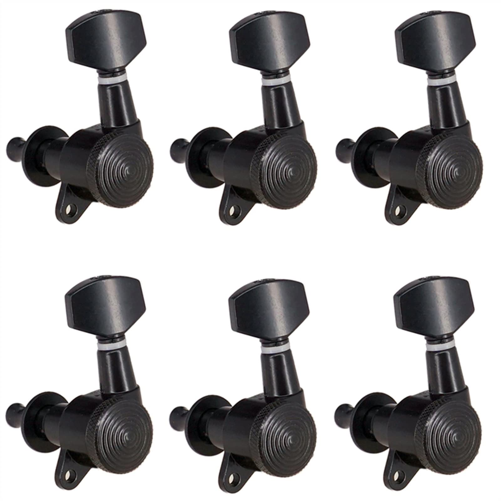 Clavijas afinación 1 Set Pro Guitar Guitar Tuners Tuning Tuning Knob String Pegs Instrumentos De Cuerda Accesorios (Color : Black)