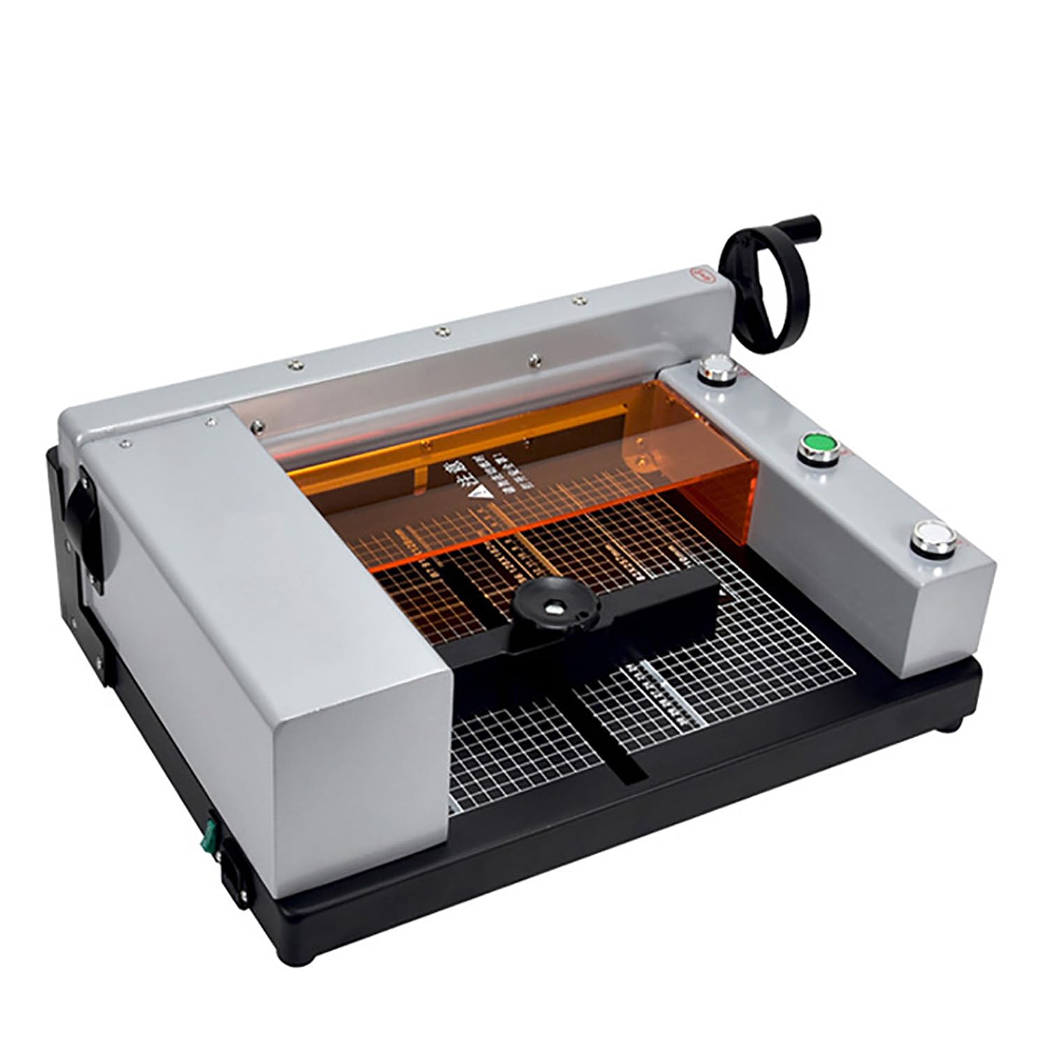 COYEUX Tagliacarte Elettrico a ghigliottina, taglierina per Carte a Strati Spessi, Taglia Facilmente Carta Fino a 40 mm, con griglia, per cartoncini in Pelle