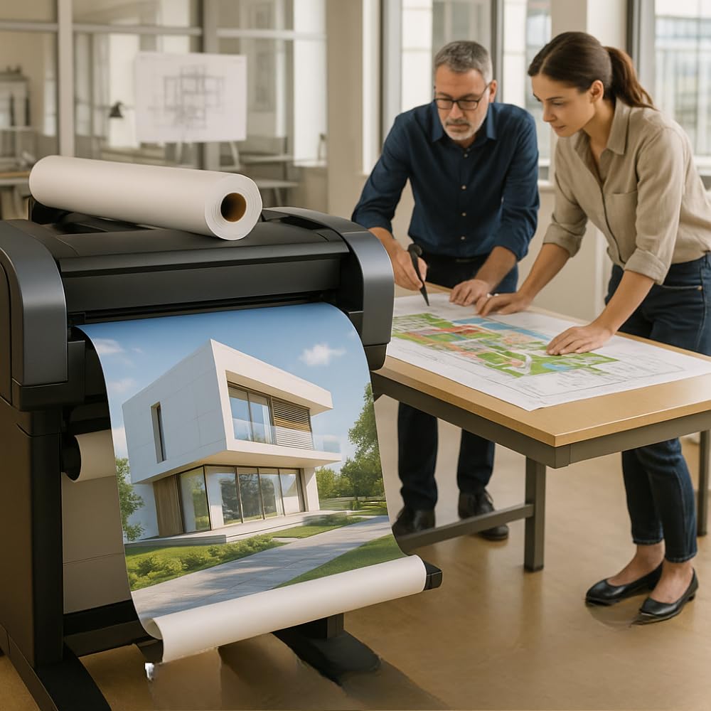 Kanzan Carta Plotter 106cm x 72m 120g/m² Inkjet Alta Qualità