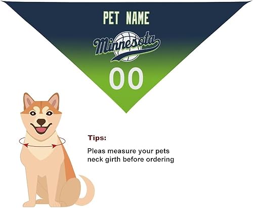 Miniatura 147 de Bandana personalizada para perro de baloncesto para perro, bufanda para mascotas, color del equipo con nombre y número de nombre, regalos