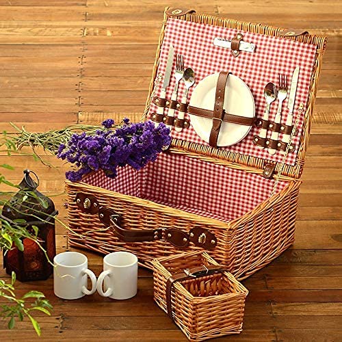 Amazon｜ピクニックバスケット ピクニックセット 調理器具付き