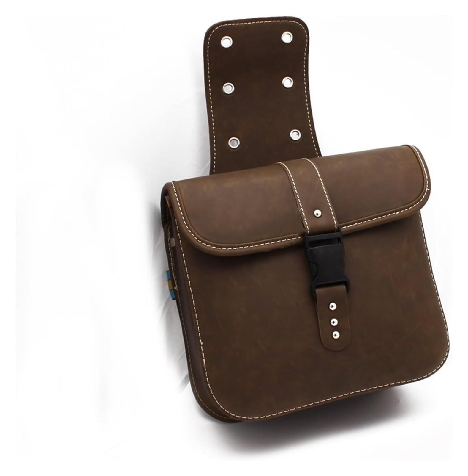 Bolsa Trasera para Motocicleta para Bolsa Cola Sillín Motor Bolsa Motocicleta Bolsa Motocicleta Bolsa Herramientas Laterales Equipaje Motocicleta Bolsa Sillín Cuero PU