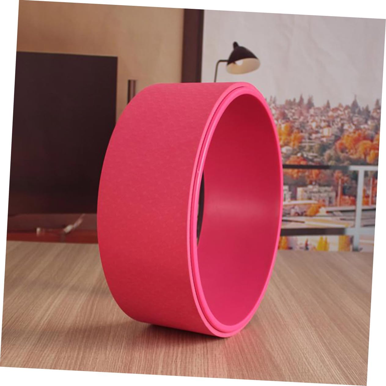 Balacoo Yoga Wheel for Backbend Training Deep Roller for Muscle Relief Flexibility Waist Shaping Essential Yoga Prop Ring for Beginners and Advanced Users