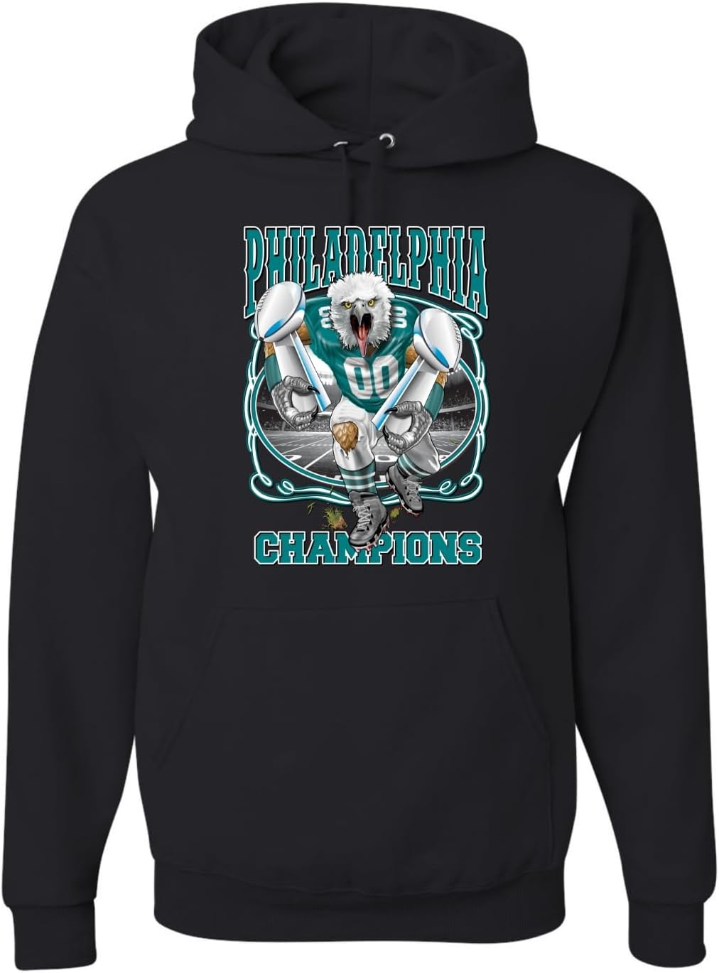 Wild Bobby Phila Fan | PHI Fantasy Football Sports Unisex Hoodie Sweatshirt