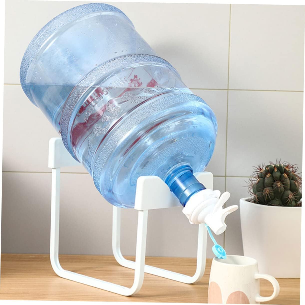 2pcs Water Jug Holder Stand for Water Bottles Non- Design for Home Outdoor Picnics and Construction Sites