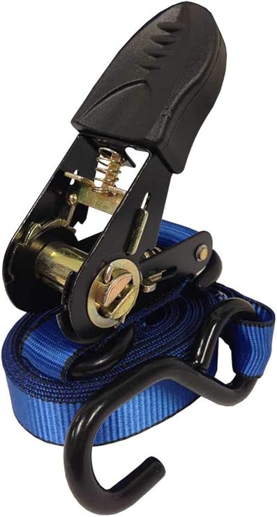 Everest S61121- Premium Ratchet Tie Down 6 PK 1 x 12' 400 LBS Working Load 1200 LBS Break Strength