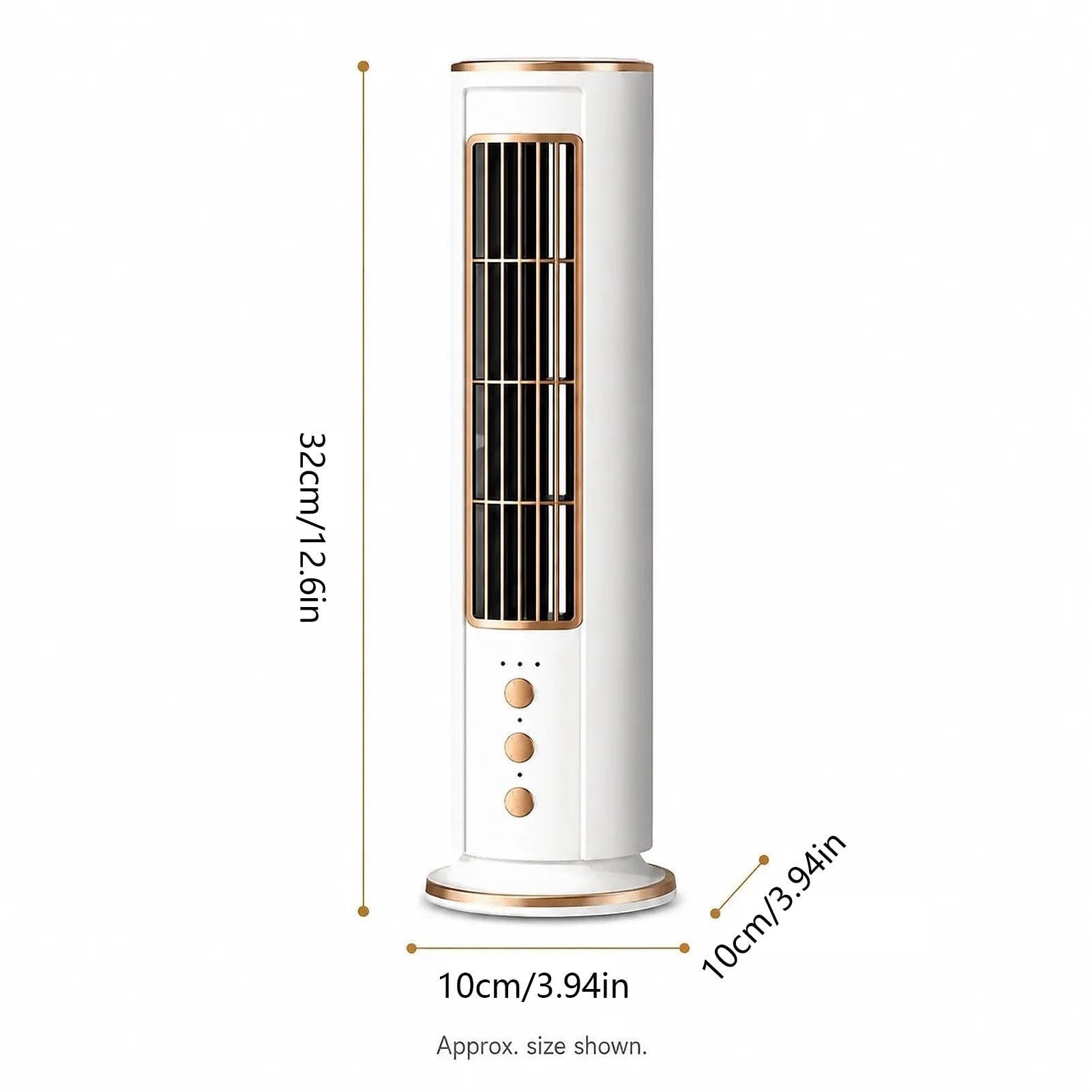 Ventilatore A Torre Da Tavolo dispositivo soffiante ad aria senza pale | Ventilatore A Torre Portatile Per Casa, Camera Da , Cucina, Appartamento, Ufficio, Dormitorio