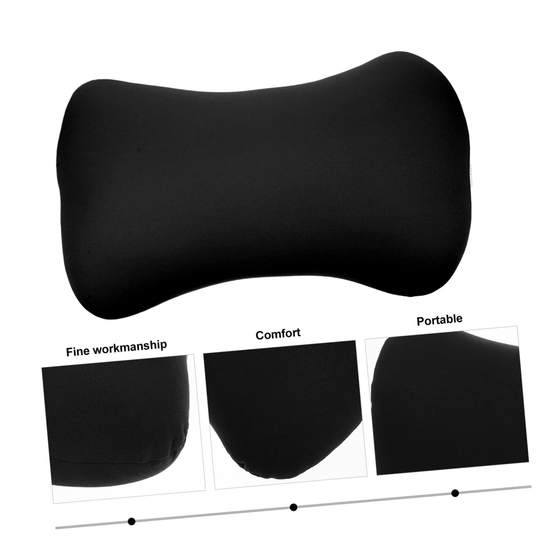 YARNOW 2piezas Almohada De Cuello Ergonómica y Portátil para Camping Oficina y Viajes Almohada para Dormir y Descanso