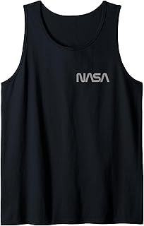 NASA Vintage Worm Logo Design (grey) - NASA Space Tank Top