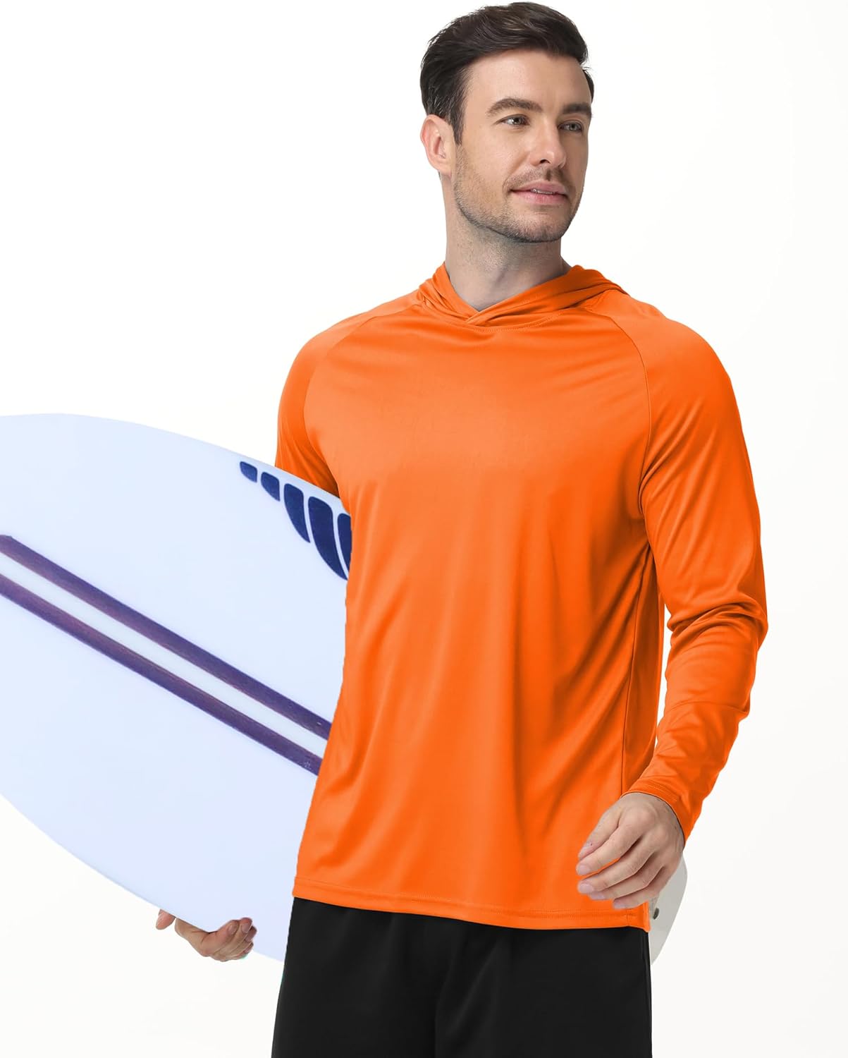 GEEK LIGHTING 3 Packs UPF 50+ Hooded Shirts Sun Protection Hoodie for Hiking Running Fishing Swim Rash Guard - Image 5