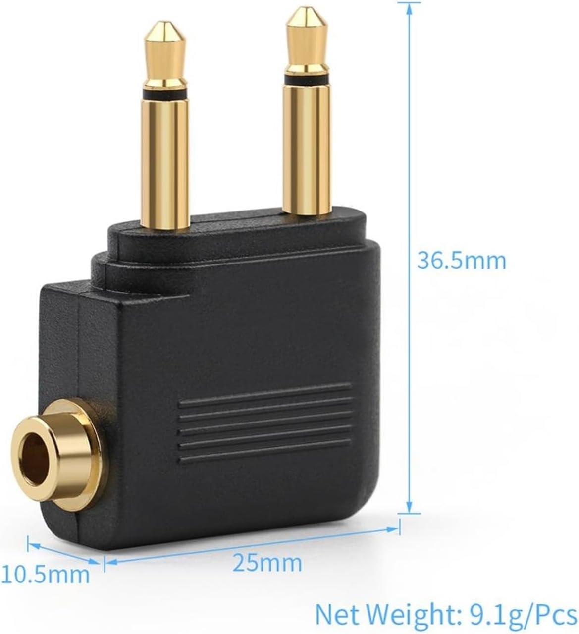 Male to 3.5mm Female Earphone Jack Connector Headphone Plug Audio Adapter(10 pcs)