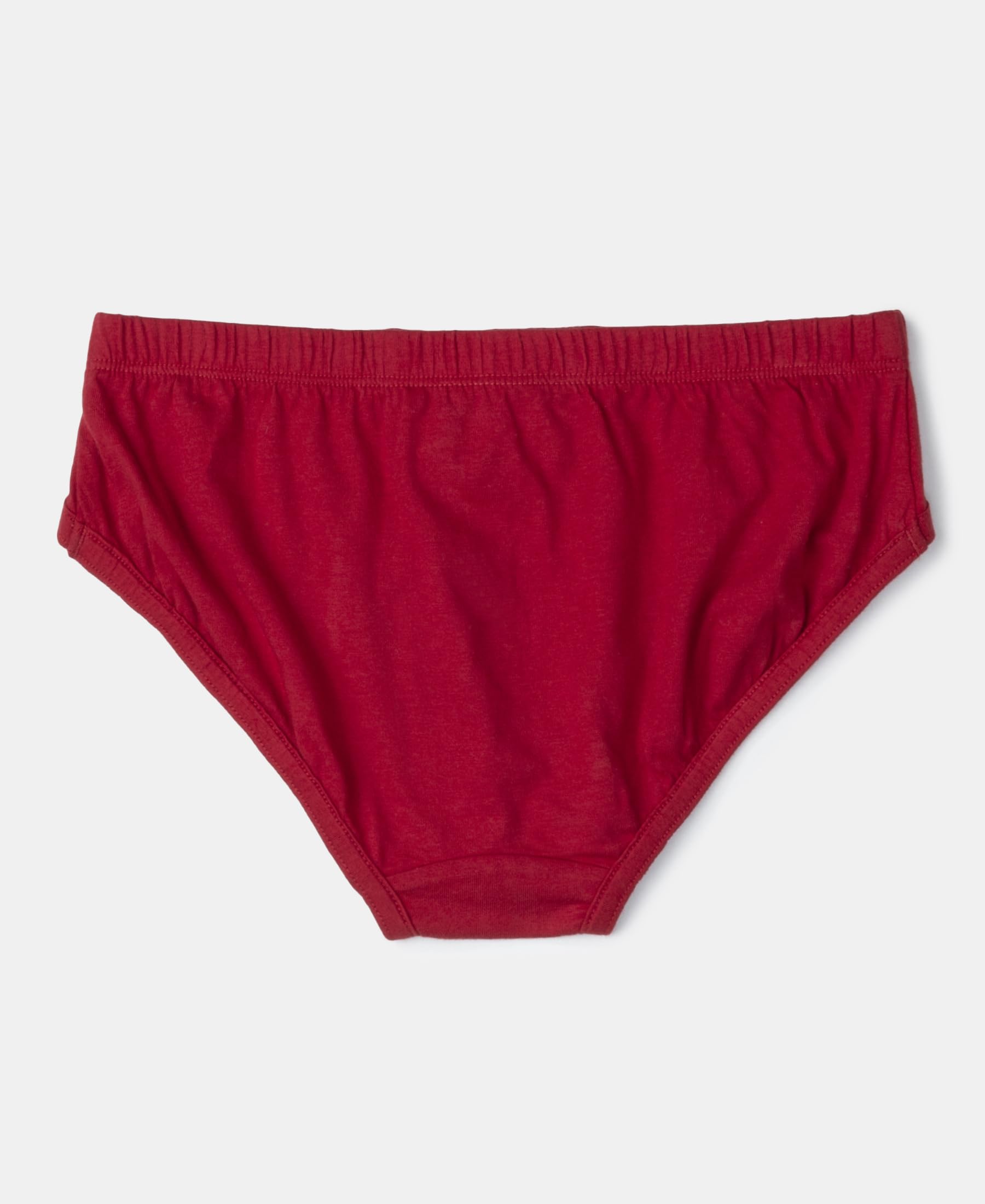 Jockey 3035 Boys Super Combed Cotton Solid Brief with Ultrasoft Waistband (Pack of 3)_Rich Royal Blue, Black & Chilli Pepper_9-10 Yrs - Image 5 thumbnail
