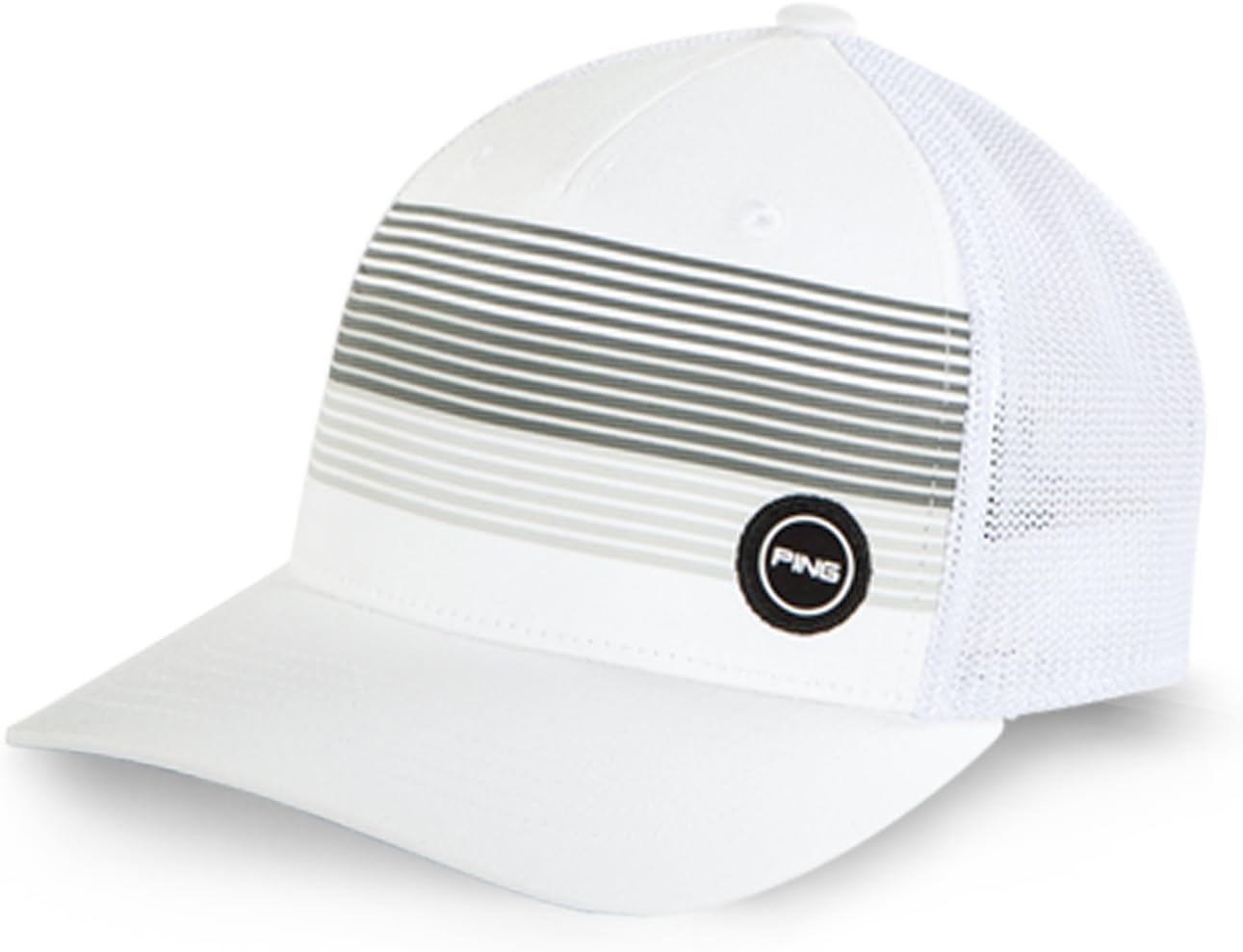 Ping Men's Golf Caps & Hats (Fitted Sport Mesh, White, L/XL) Amazon