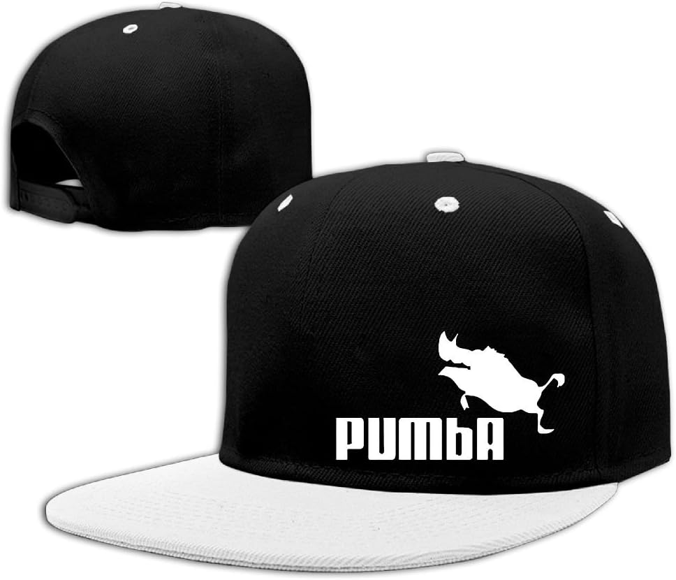 Pumba Pig Hip Hop Baseball Caps Comfortable Flat Bill Plain Snapback Hats Red