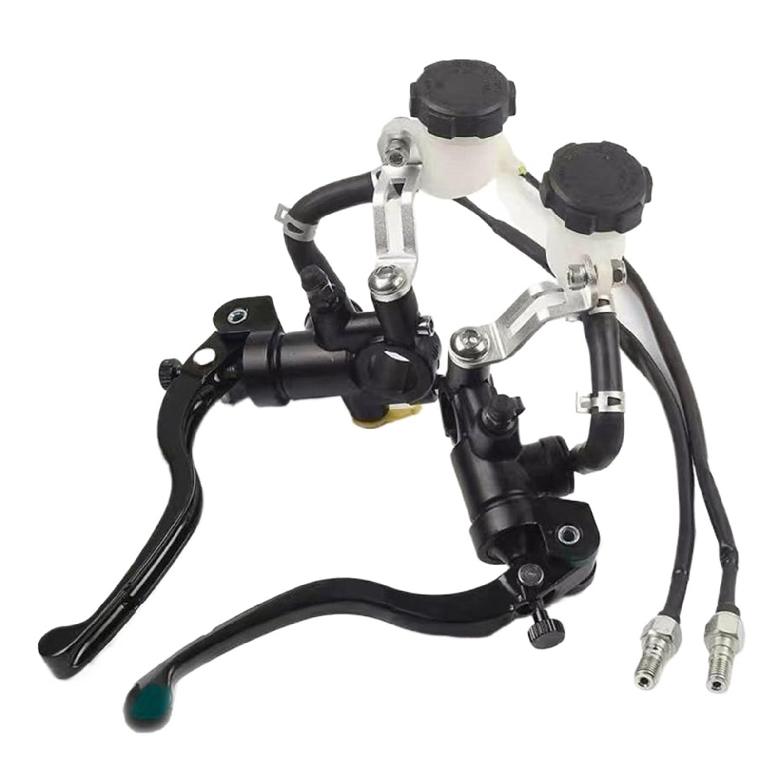 Leva frizione freno moto Per Yamaha per Kawasaki per Suzuki Freno frizione universale per moto(Black right)
