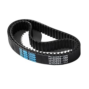 Timing Belt Arc HTD 5M Timing Belt C=295/300/305/310 width10/15/20/25mm Teeth 59 60 61 62 HTD5M synchronous Belt 295-5M 300-5M 305-5M 310-5 Rubber Drive Belt295mm Teeth 59,2PCS_25MM