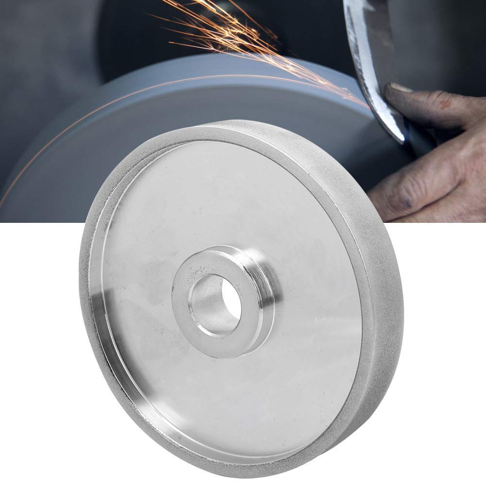 Macinazione Ruota 150 mm, Disco Diamantato CBN per Affilatura Pietra e Metallo, Accessori per Elettroutensili da Lavoro, Utensile per Smerigliatura e Taglio