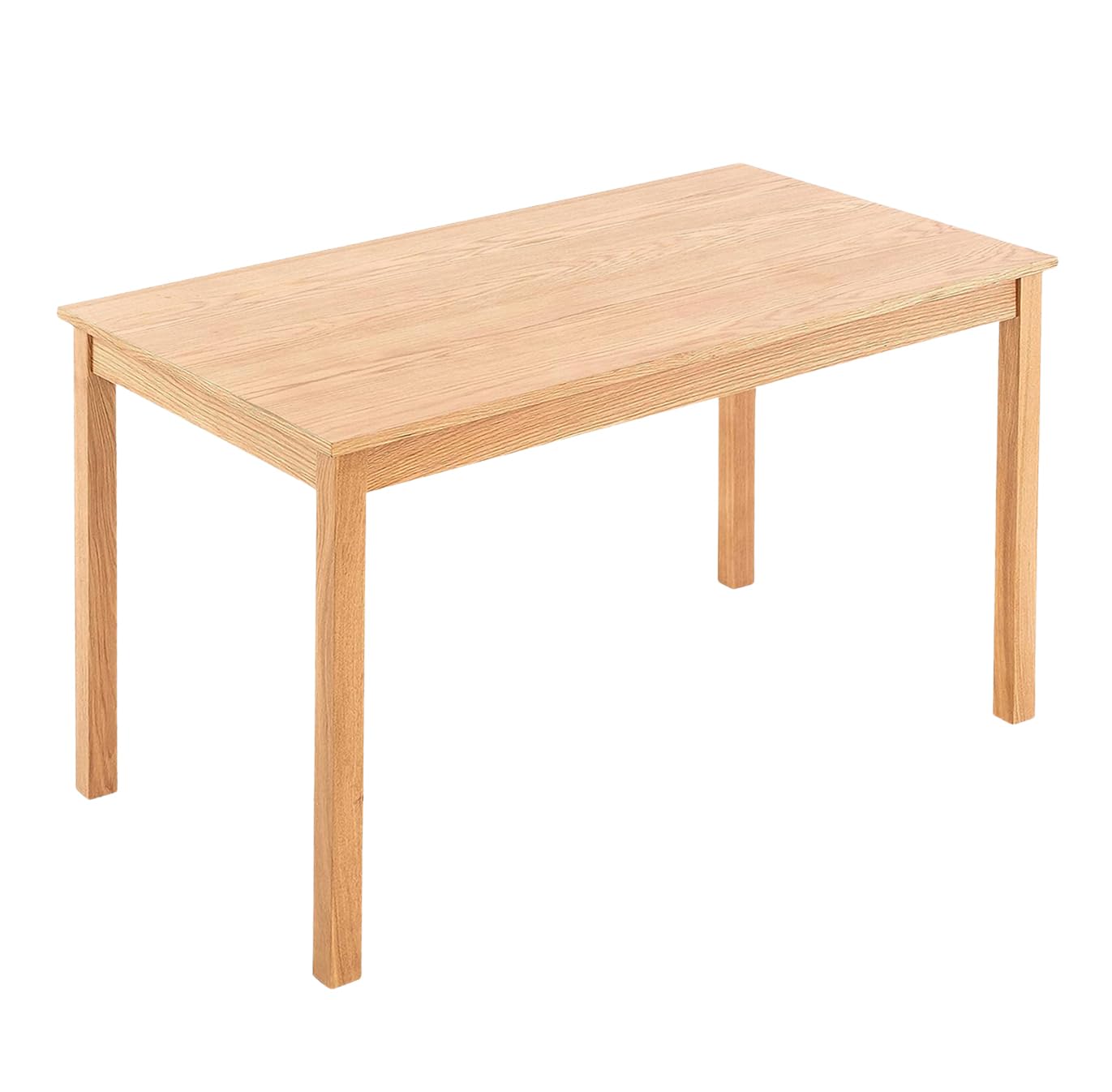 Hallowood Furniture Waverly Small Oak Dining Table, Rectangular Solid Wooden Dining Table in Light Oak Finish, Ideal for Dining Room, Lounge or Kitchen (120cm x 70cm)
