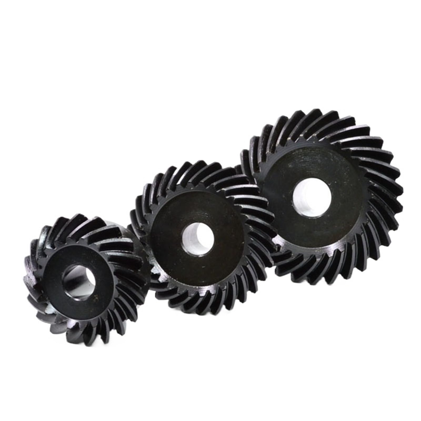 1 set 1:1 ingranaggi conici a spirale 1M 20 denti 25 denti 30 denti foro 6/8/10/12 mm 45# ingranaggio elicoidale in acciaio(6mm,1M 25Teeth)