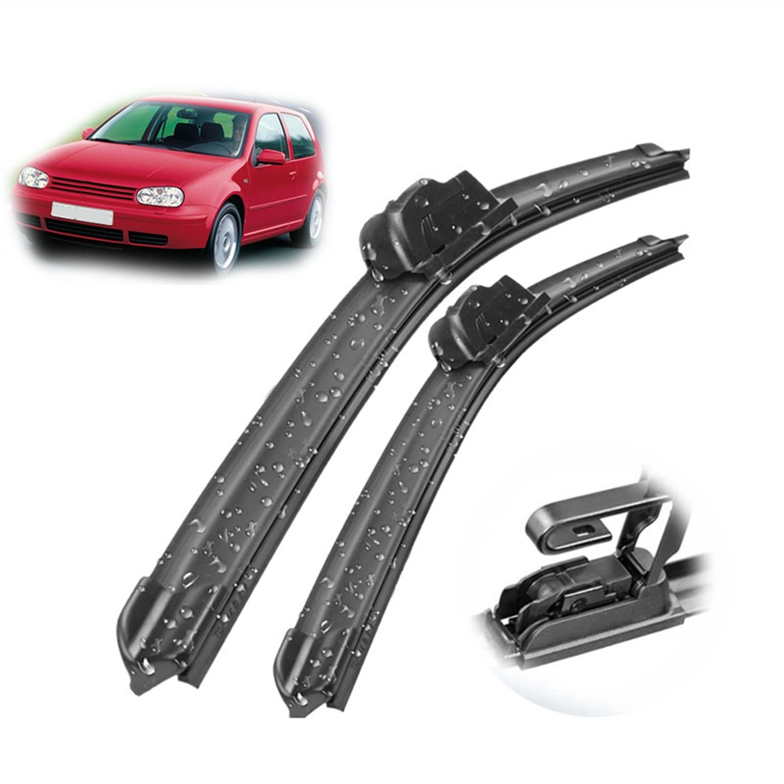 Balais d'essuie-glace avant pare-brise voiture Golf Mk4 1997-2004 en 21 19 pouces