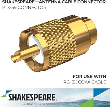 Shakespeare Connector W/UG176 Adapter