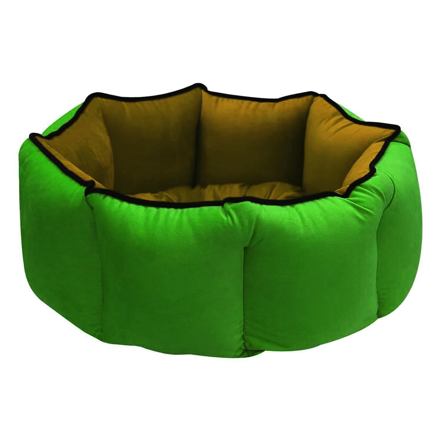Cutepups (Large Size,Green/Brown Color Round Shapes and Reversible Soft Velvet Dog Bed for Sleeping and Non-Slip Bottom Pet Bed for Dog (B0CWDN4R68) Amazon Price History, Amazon Price Tracker
