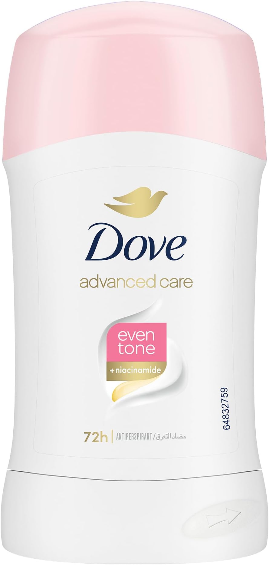 Antiperspirant Stick, Even Tone, For 72h Sweat Protection and Odour Control, With ¼ Moisturising cream for softer, smoother underarms, 40ml