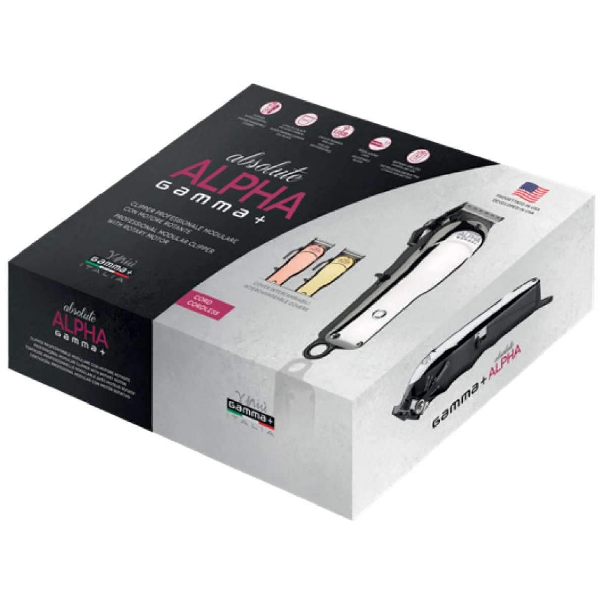 TAGLIACAPELLI UOMO PROFESSIONALE GAMMA PIU' TOSATRICE ABSOLUTE ALPHA