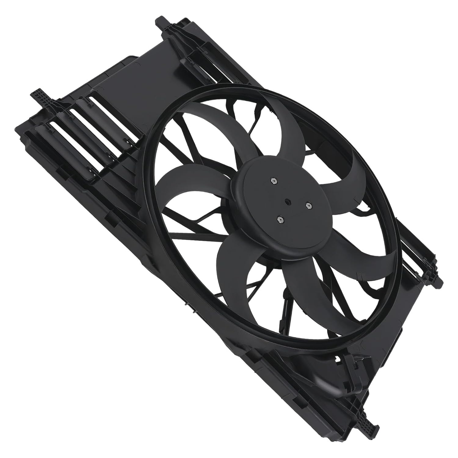 maXpeedingrods Radiator Cooling Fan Assembly Fits for Mercedes-Benz CLA250 GLA250 GLB250 A220 2.0L, A2479060100 A2479060200 A2479067806
