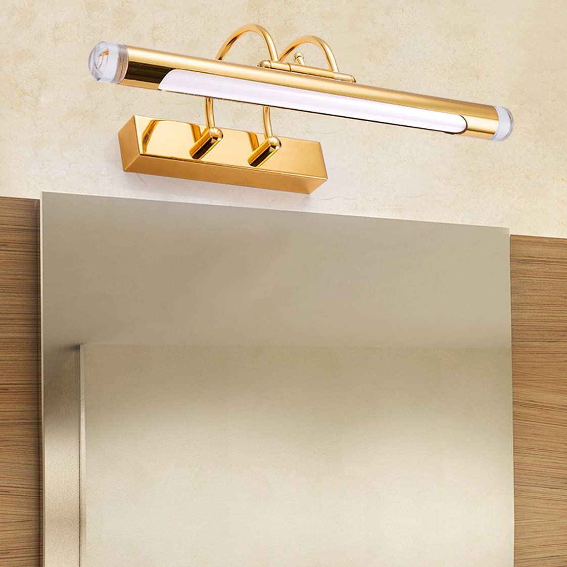 LED Spiegellicht IP44 Spiegelfront Beleuchtung mit Stecker und Kabel Badezimmer Schrank Licht Neutrales Licht 4000K Spiegel Wandleuchte Make-up für Toilette Küche Eitelkeit Schlafzimmer