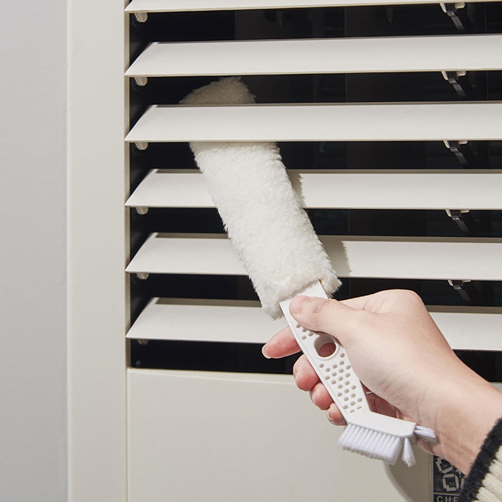 Wasbare Blinden Duster Blind Cleaner Duster Tool – Wasbare Stofborstel Voor Jaloezieën, Ramen & Meer – 2 Stuks Incl. Airconditioning Borstel Raamkozijn Schoonmaak Borstel