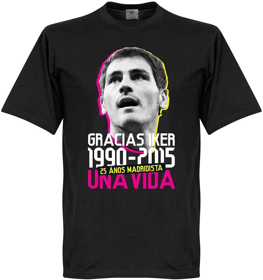 Retake Gracias Iker Casillas Tee - Black - XXL