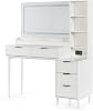 Makeup Vanity Desk with Mirror and Lights, Modern Large Dressing Table with Charging Station,5 Drawers,Side Cabinet for Bedroom