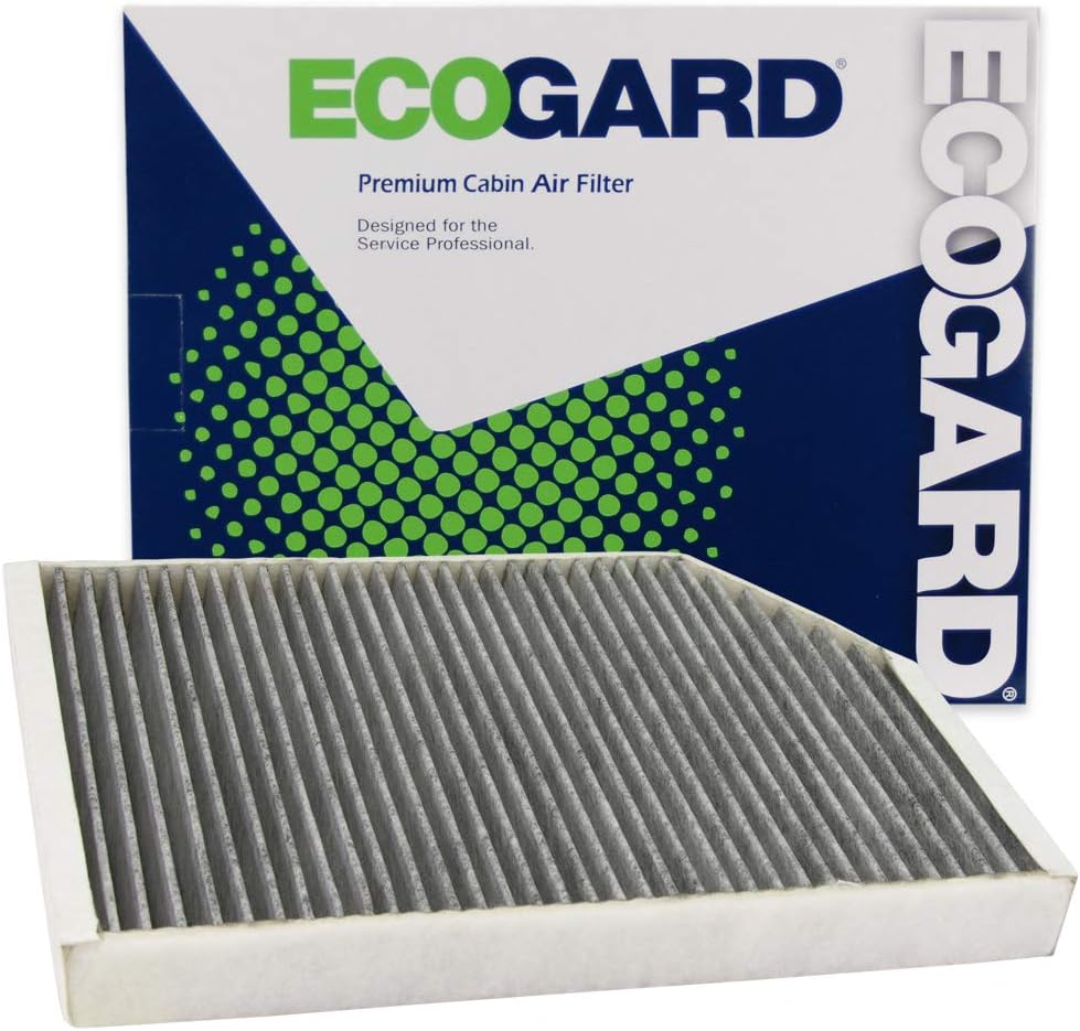 ECOGARD XC11775C Premium Cabin Air Filter with Activated Carbon Fits 2020-2025 Porsche Taycan, 2022-2024 Audi e-tron GT, RS e-tron GT, 2025-2026 RS e-tron GT Performance