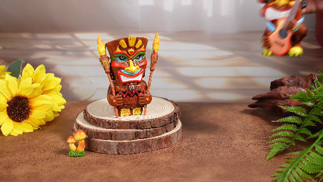 Amazon.com: Wesiti 2 Pcs Hawaiian Tiki Resin Decorations Hawaii