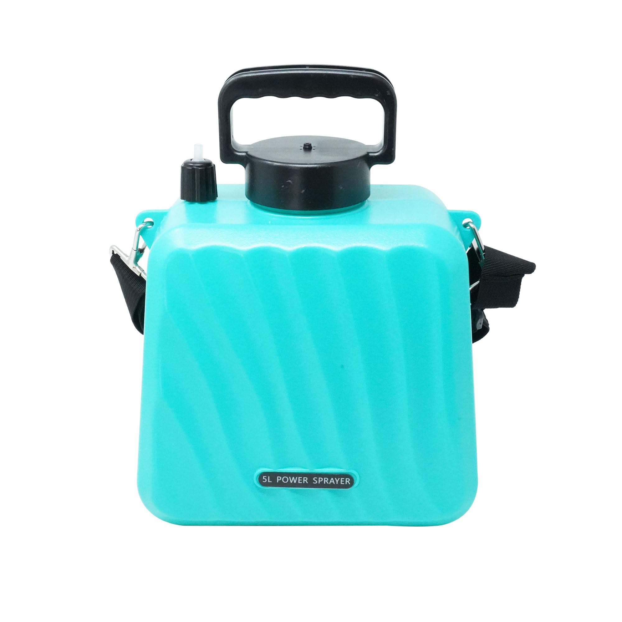 Dapetz ® Pulvérisateur à pression de jardin à piles de 5 L – Pulvérisateur électrique pour mauvaises herbes et eau avec 3 modes de pulvérisation réglables, 3 buses de pulvérisation, indicateur de