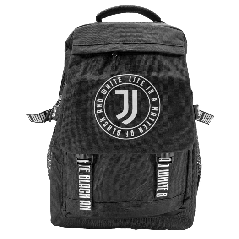 Juventus Zaino Tessuto Stampato Prodotto Ufficiale 133070, nero, L