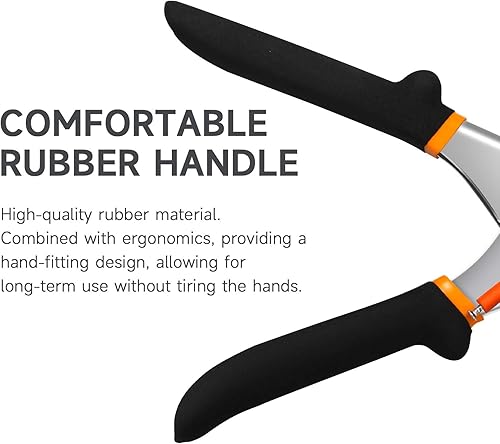 Miniatura 5 de TOWOT Tijeras de inglete, cortador de inglete angular, tijeras multifuncionales para corte angular, ajustables de 45 a 135 grados con bloqueo de