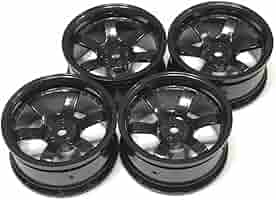 SHIMANO スポークホイール 2本セット ブラック Amazon | 1/10ツーリング/ドリフトカー用 ブラック 5本スポーク