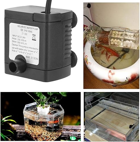 Miniatura 9 de Bomba sumergible para el día de San Valentín, Carnival Boquite - Kit de boquilla, energía solar CC, mini bomba sumergible sin escobillas para fuente
