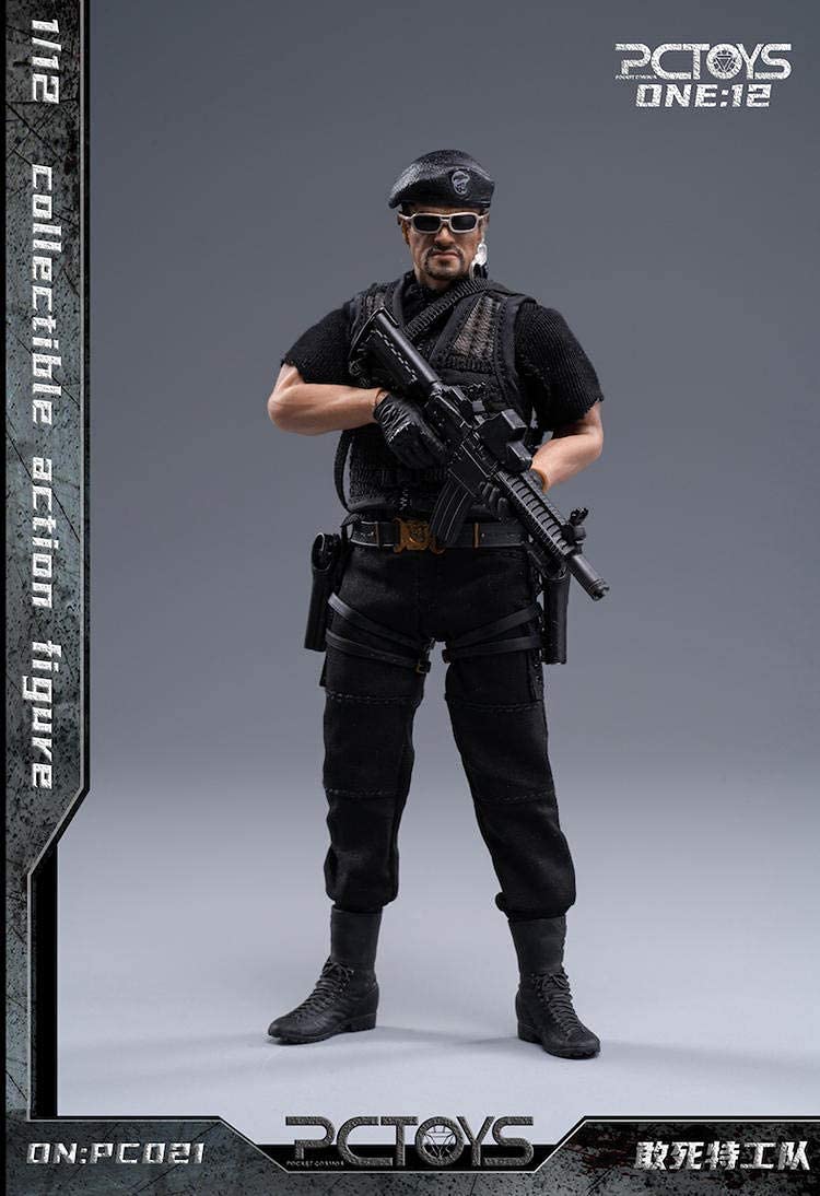 Amazon.com: i8 TOYS PCTOYS PC021 1/12 比例男性攻擊隊史泰龍6