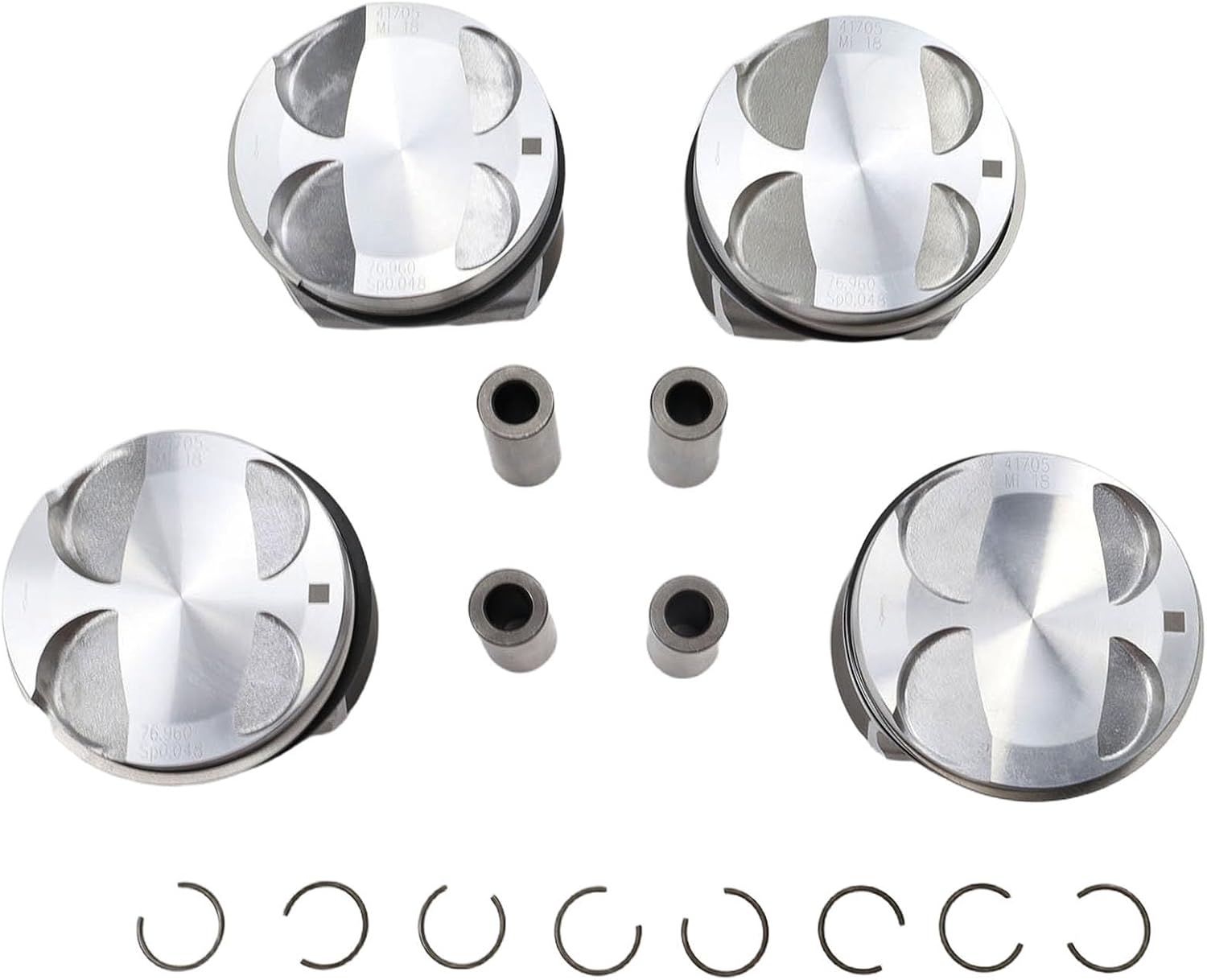 4PCS Engine Piston & Rings Kit 11257589348 11257566479 N12 N16