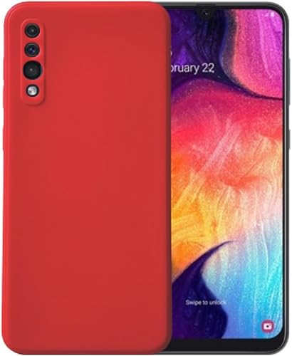 Miniatura 7 de Compatible con Samsung Galaxy A50 o A50s - Carcasa de gel de silicona líquida suave para teléfono celular, funda trasera básica (verde azulado)