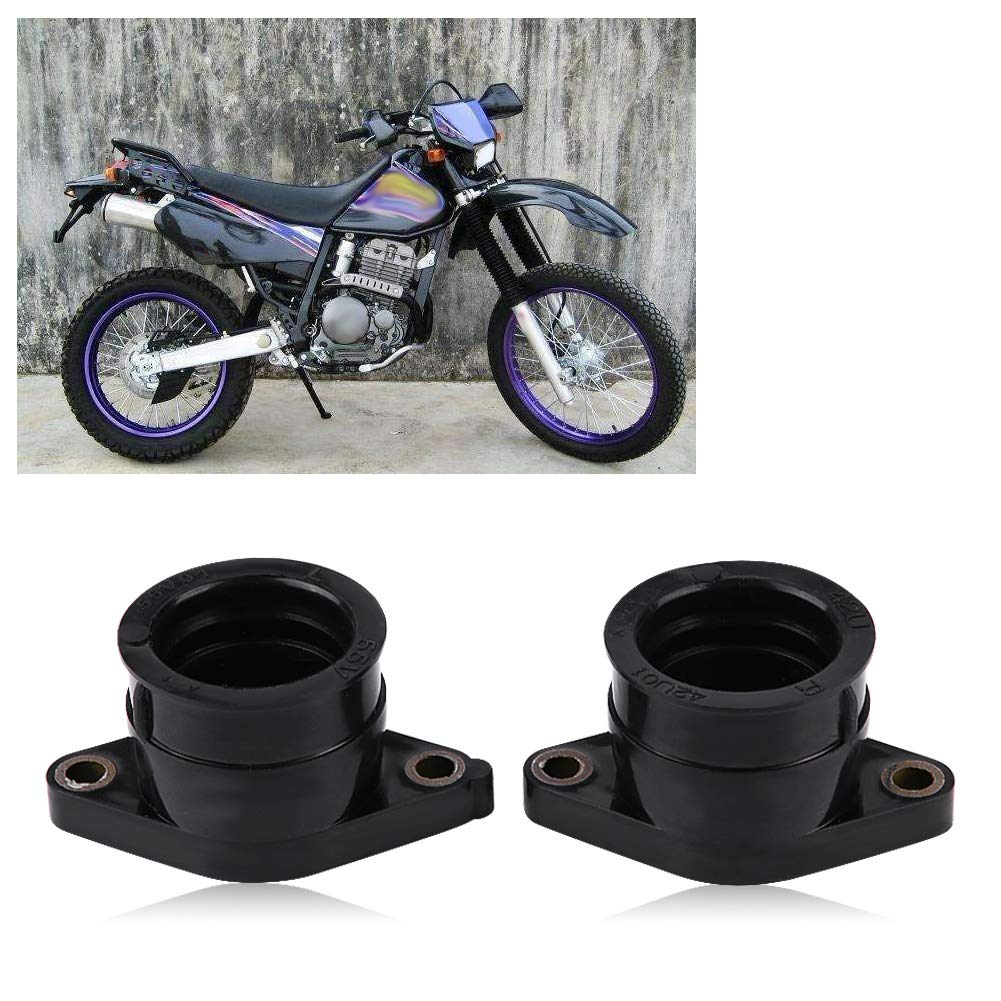 Botas de admisión de carburador 2 piezas Bota de admisión de carburador para 86-87 XT350 85-00 42U-13596-01-00 xt350 admisión botas de carburador xt350 para bota de admisión