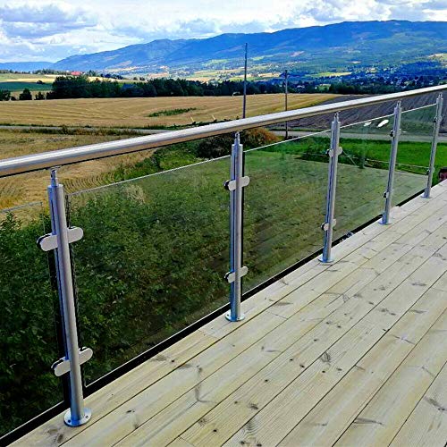 Stainless Steel Balustrade Railing 900mm/1100mm Post Grade G