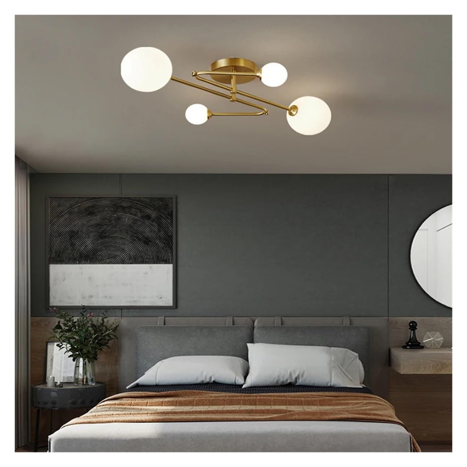 LYMSXAZOU Chandelier Lighting Fixtures, Modern LED Hanging Lights for Living Room and Dining Room, Stylish Indoor Decor